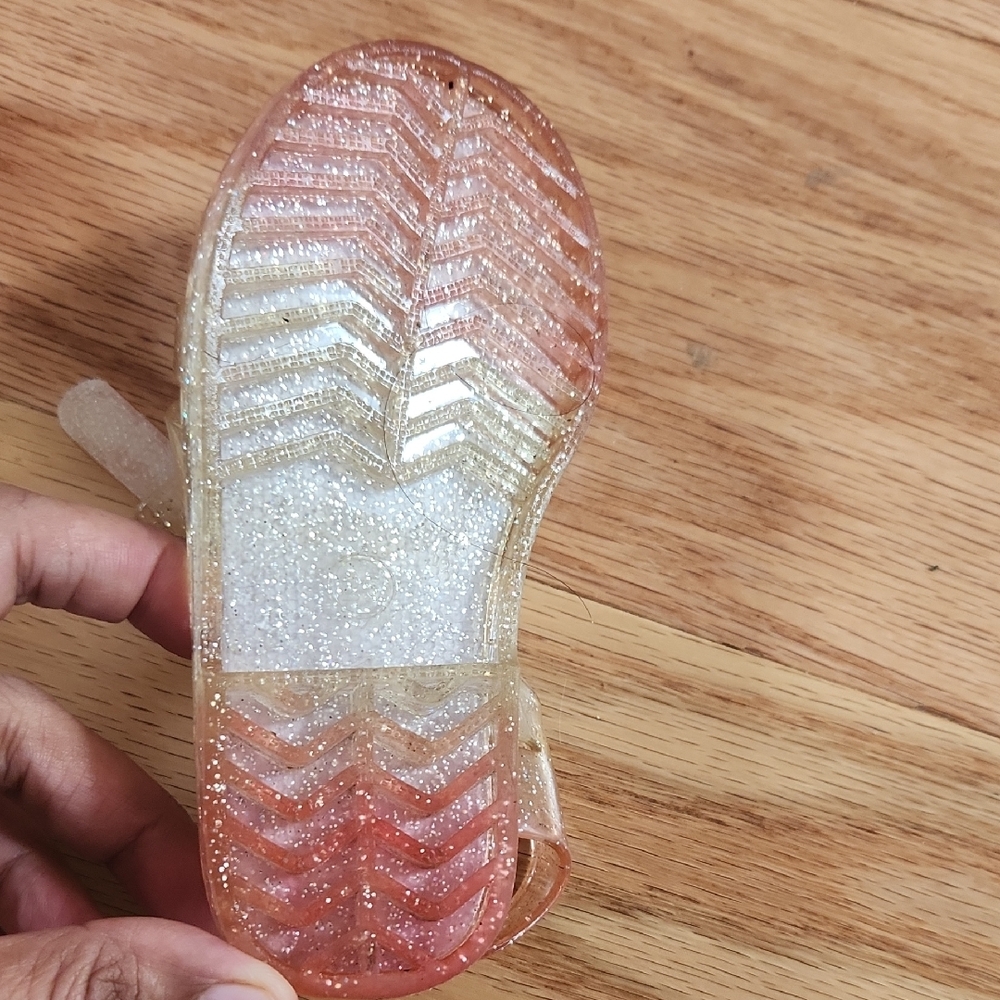 Libuam Glitter Jelly Closed Toe Sandals Toddler 6.5 - Picture 11 of 13